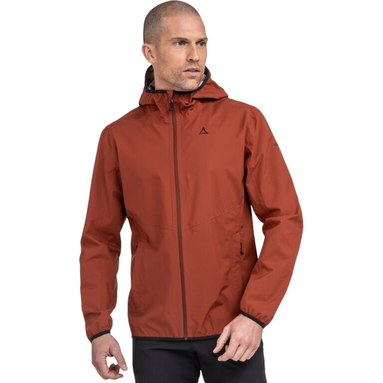 Schöffel Trekking-Wanderjacke Hiking Style Migandi MNS (2.5-Lagen, wasserdicht, atmungsaktiv) braun Herren