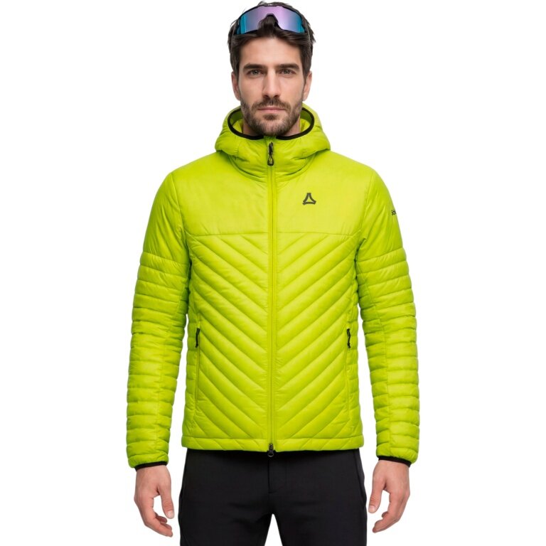 Schöffel Winter-Daunenjacke Hiking Down Style Cascata (wärmend dank Daunenfüllung) limegelb Herren