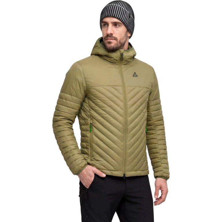 Schöffel Winter-Daunenjacke Hiking Down Style Cascata (wärmend dank Daunenfüllung) olivegrün Herren