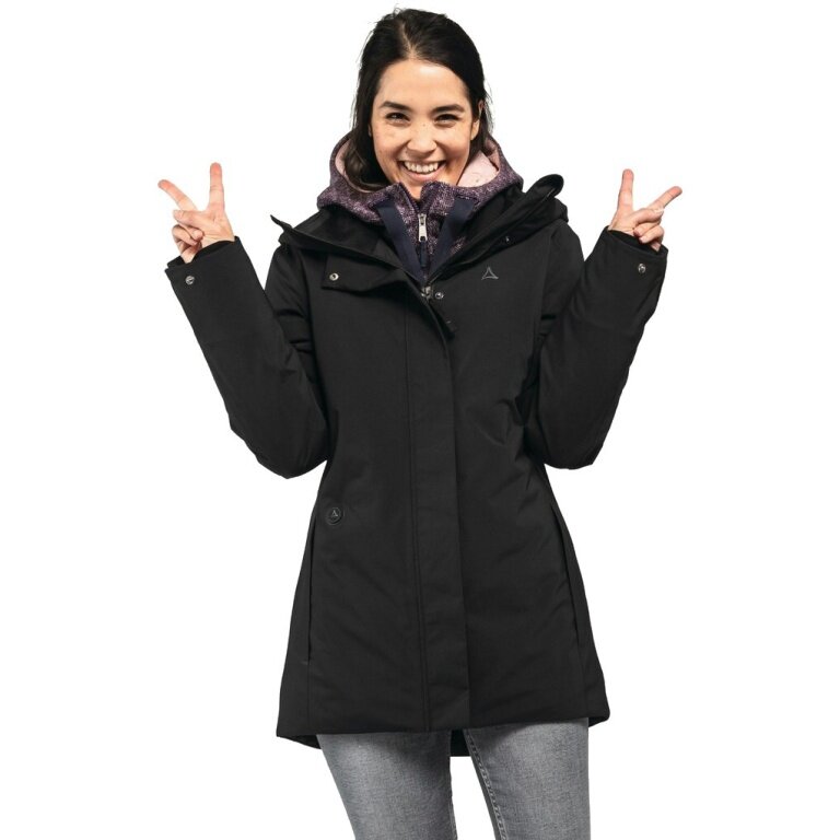 Schöffel Winterjacke Heat Cambria (Intellitex Heat Technologie) schwarz Damen