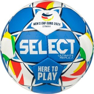 Select Handball Ultimate Replica EHF Euro v24 weiss/blau - Trainingsball