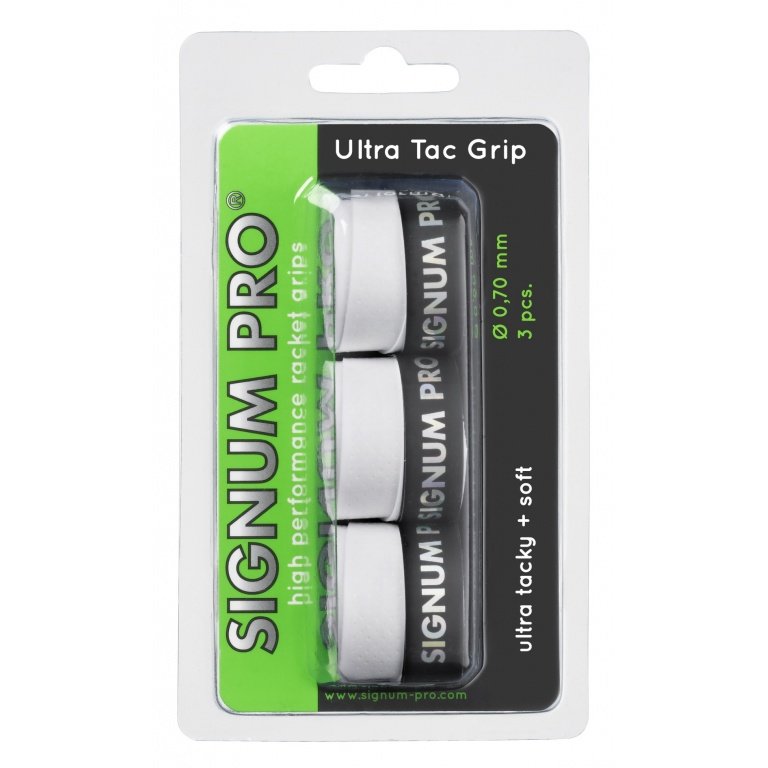 Signum Pro Overgrip UltraTac 0.70mm weiss 3er