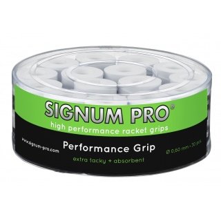 Signum Pro Overgrip Performance 0.6mm weiss 30er Box