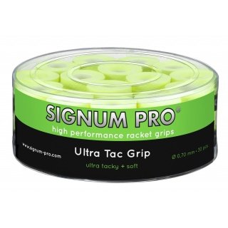 Signum Pro Overgrip UltraTac 0.70mm gelb 30er Box