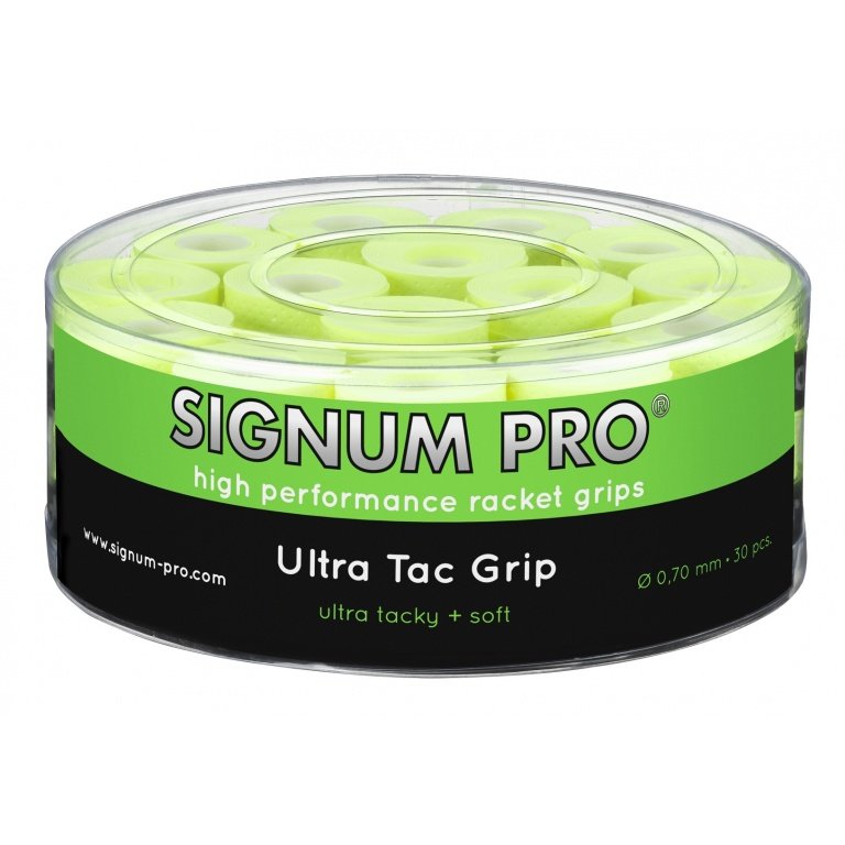 Signum Pro Overgrip UltraTac 0.70mm gelb 30er Box