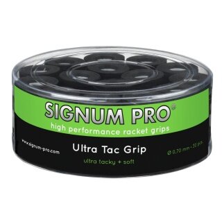 Signum Pro Overgrip UltraTac 0.70mm schwarz 30er Box