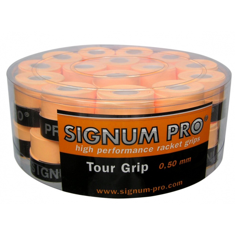 Signum Pro Overgrip Tour 0.5mm orange 30er Box