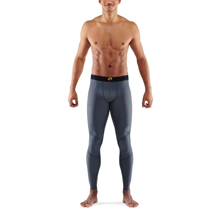 Skins Funktionshose 3-Series Tight Long (enganliegend) charcoalgrau Herren