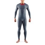 Skins Funktionsunterwäsche Langarmshirt 3-Series (enganliegend) charcoalgrau Herren