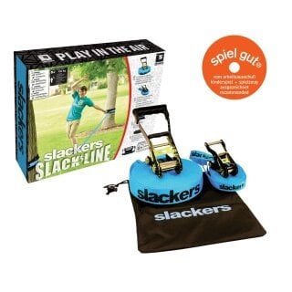 Slackers Slackline Classic 15m (inkl. gratis Teaching-Linie) - 1 Set