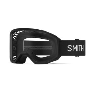 Smith Fahrradbrille Loam MTB (Carbonic-X Glas, 100% UVA-UVB-Schutz) schwarz/transparent - 1 Brille