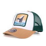 Smith&Miller Basecap Miramar Trucker Youth Cap weiss/mustardgelb/grün - 1 Stück