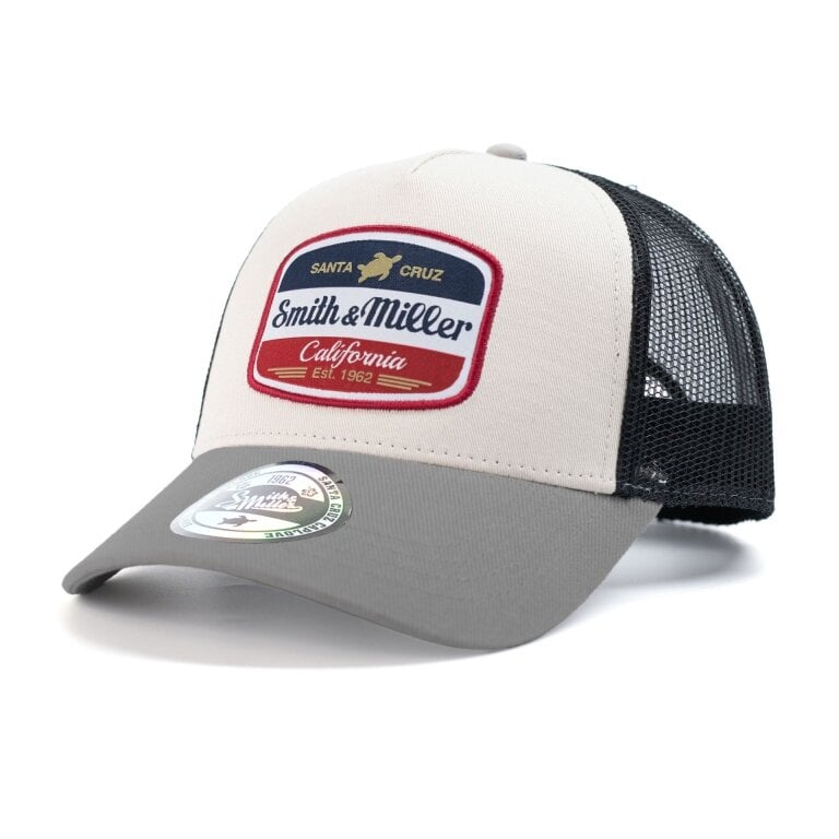 Smith&Miller Basecap Vicent Trucker Cap grau/stone - 1 Stück