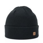 Smith&Miller Mütze (Beanie) Basic Cuff - schwarz - 1 Stück