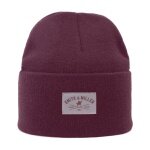 Smith&Miller Mütze (Beanie) Naxos- weinrot - 1 Stück