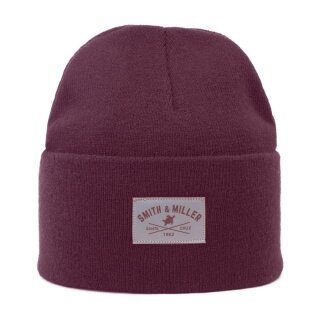 Smith&Miller Mütze (Beanie) Naxos- weinrot - 1 Stück