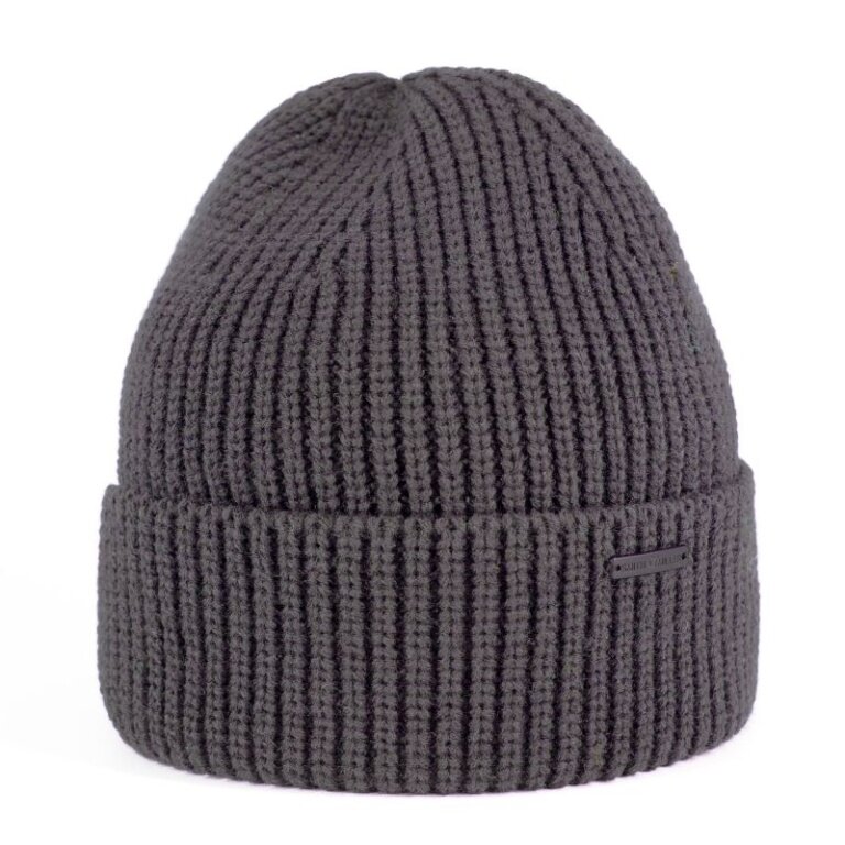 Smith&Miller Strickmütze (Beanie) Logan - grau - 1 Stück