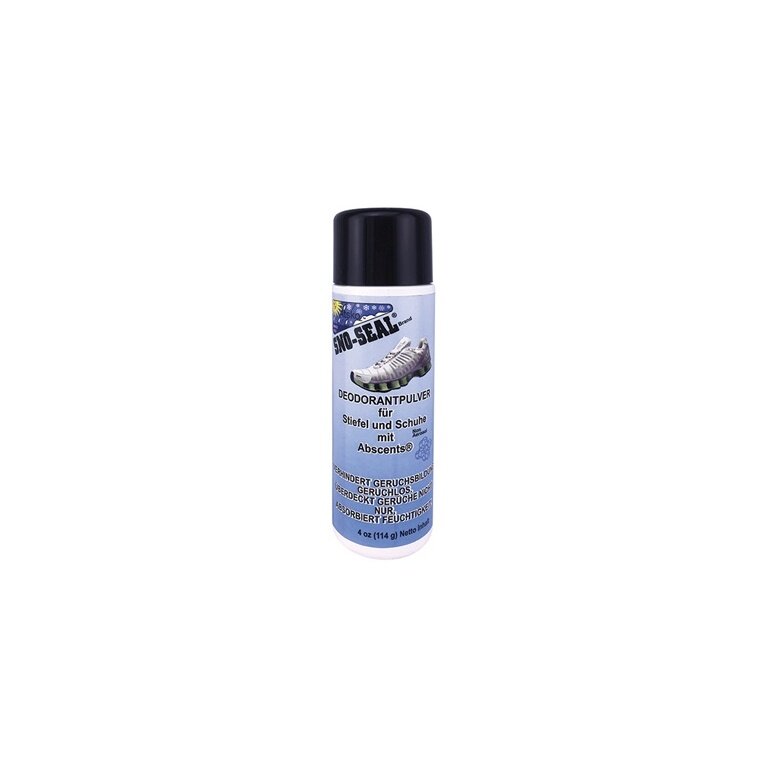 Sno Seal Deodorantpulver - antibakterielle Deo neutralisiert Gerüche - 1 Dose 114g