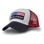 Solinco Basecap Trucker Cap USA rot/weiss/navyblau - 1 Stück