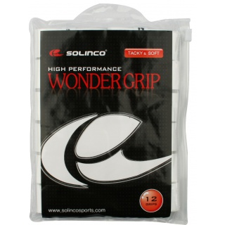 Solinco Overgrip Wonder 0.6mm weiss 12er Clip-Beutel
