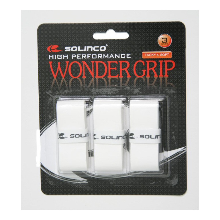 Solinco Overgrip Wonder 0.6mm (Tacky und Soft) weiss 3er