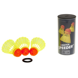 Speedminton ® Speeder Match Dose 3er + 1x Windring