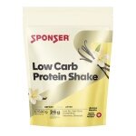 Sponser Low Carb Protein Shake (hochwertiges Protein aus Molke, Milch und Ei, 300mg L-Carnitin pro Portion) Vanille 500g Beutel