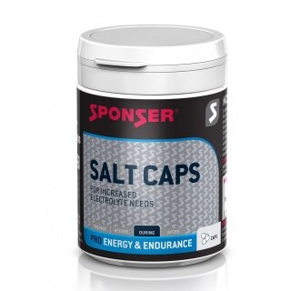 Sponser Energy Salt Caps (Elektrolytmischung für die Langstrecke) 120 Stück Dose
