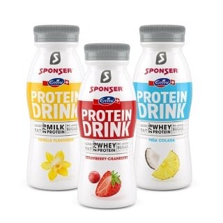 Sponser Protein Drink Erdbeere/Cranberry 6x330ml Karton