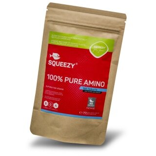 Squeezy 100% Pure Amino Beutel 100g, (100 x 1 g Tabs)