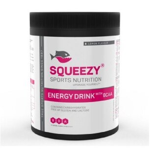 Squeezy Energy Drink (Kohlenhydrat-Elektrolyt-Lösung) Zitrone mit BCAA 650g Dose