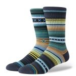 Stance Tagessocke Crew Curren Staple tiefblau/orange - 1 Paar