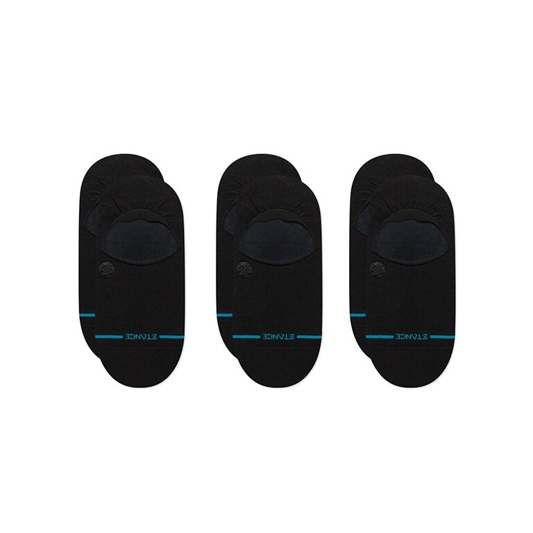 Stance Tagessocke Füsslinge No Show Icon schwarz - 3 Paar