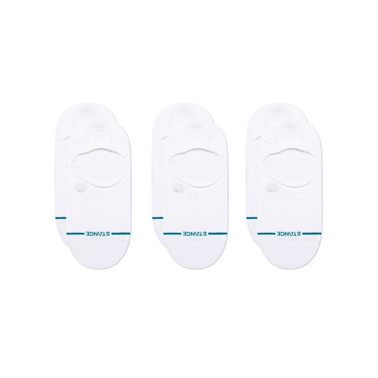 Stance Tagessocke Füsslinge No Show Icon weiss - 3 Paar