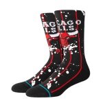 Stance Tagessocke Crew Overspray CHI schwarz/rot - 1 Paar