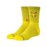 Stance Kinder-Tagessocke Crew Pokemon Pikachu Kids gelb - 1 Paar