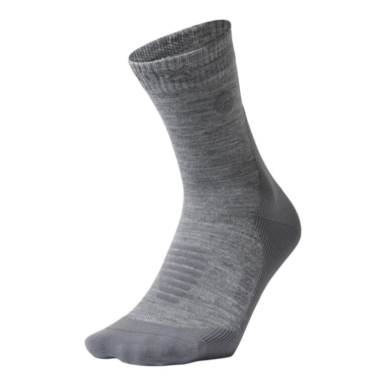 STOX Energy Socks Wandersocke Kompression Hiking Merino Ankle Socks (gezielte Kompression) grau Herren - 1 Paar