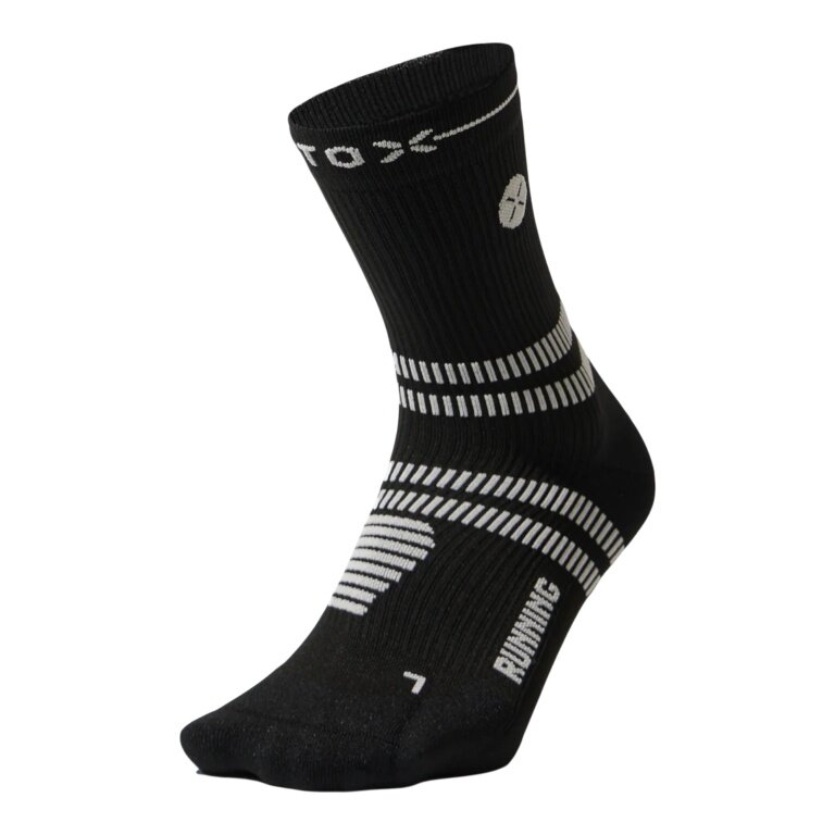 STOX Energy Socks Kompressionssocke Running Ankle Socks (gezielte Kompression) schwarz Damen - 1 Paar