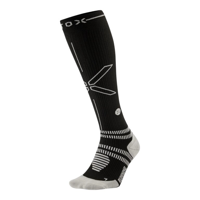 STOX Energy Socks Kompressionssocke Running Socks (fördert Durchblutung) schwarz Damen - 1 Paar