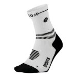 STOX Energy Socks Kompressionssocke Sports Ankle Socks (gezielte Kompression) weiss/schwarz Herren - 1 Paar