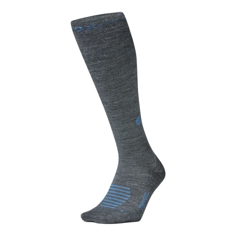 STOX Energy Socks Tagessocke Travel Merino Kompressions-Reisesocken (fördert die Durchblutung) grau Herren - 1 Paar