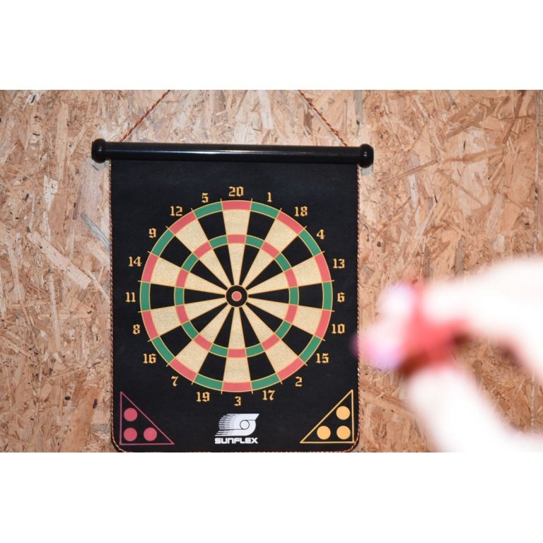 Sunflex Dartspiel mit 6 magnetischen Darts für 2 Spieler