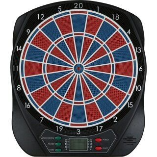 Sunflex Dartscheibe Elektronik Primo - bis zu 8 Spieler inkl. 6 Darts, besitzt 21 Spielmodi mit 65 Variationen - 1 Stück