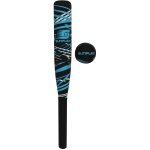 Sunflex Baseball Set Action Pro - weicher Neoprenüberzug, der das Verletzungsrisiko minimiert - schwarz/blau - 1 Stück