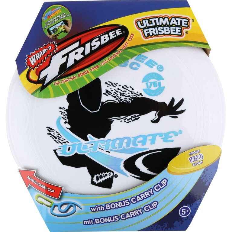 Sunflex Frisbee Wham-O Ultimate weiss