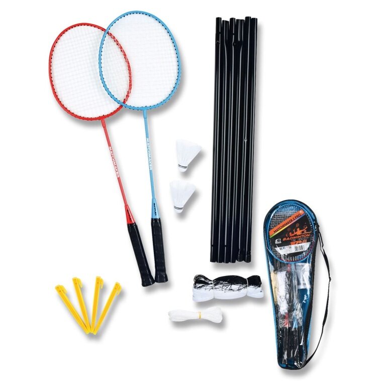 Sunflex Badminton Matchmaker Set Pro (2x Schläger, 2x Bälle, 1x Netz, 1x Tasche)