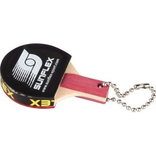 Sunflex Schlüsselanhänger Mini Tischtennisschläger - 1 Stück
