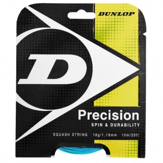 Besaitung mit Squashsaite Dunlop Precision blau