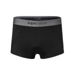 super natural Boxershort Bike Merino Unstoppable Padded (ergonomisches Sitzpolster) schwarz Herren