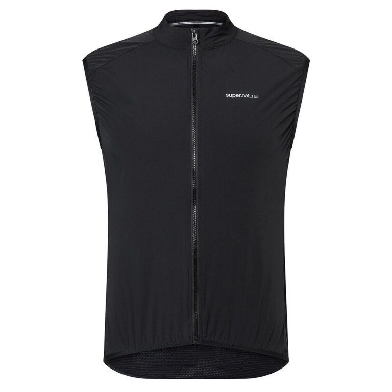 Super Natural Weste Merino Unstoppable Gilet (Merino Funktionsweste) schwarz Herren